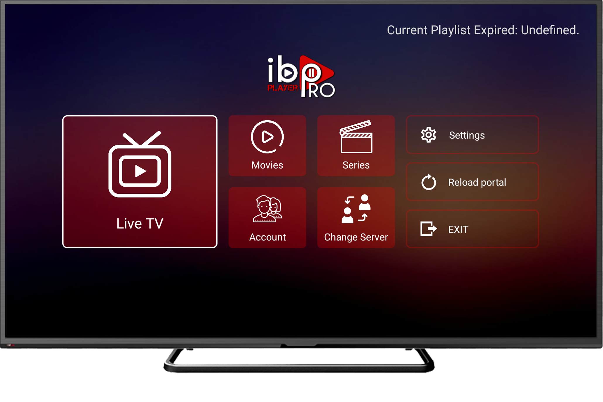 ecran d acceuil de l application ibo player pro - comment installer ibo player pro